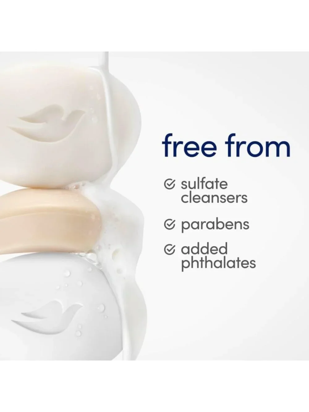 Moisturizing Beauty Bar Soap 8 Count | Soft, Smooth Skin with 1/4 Cream
